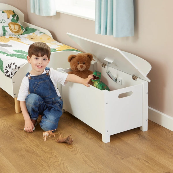 Liberty House Kid’s Classic White Toy Box