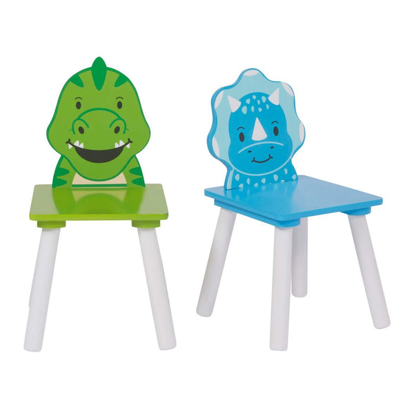 Liberty House Kids Dinosaur Table and Two Chairs Set