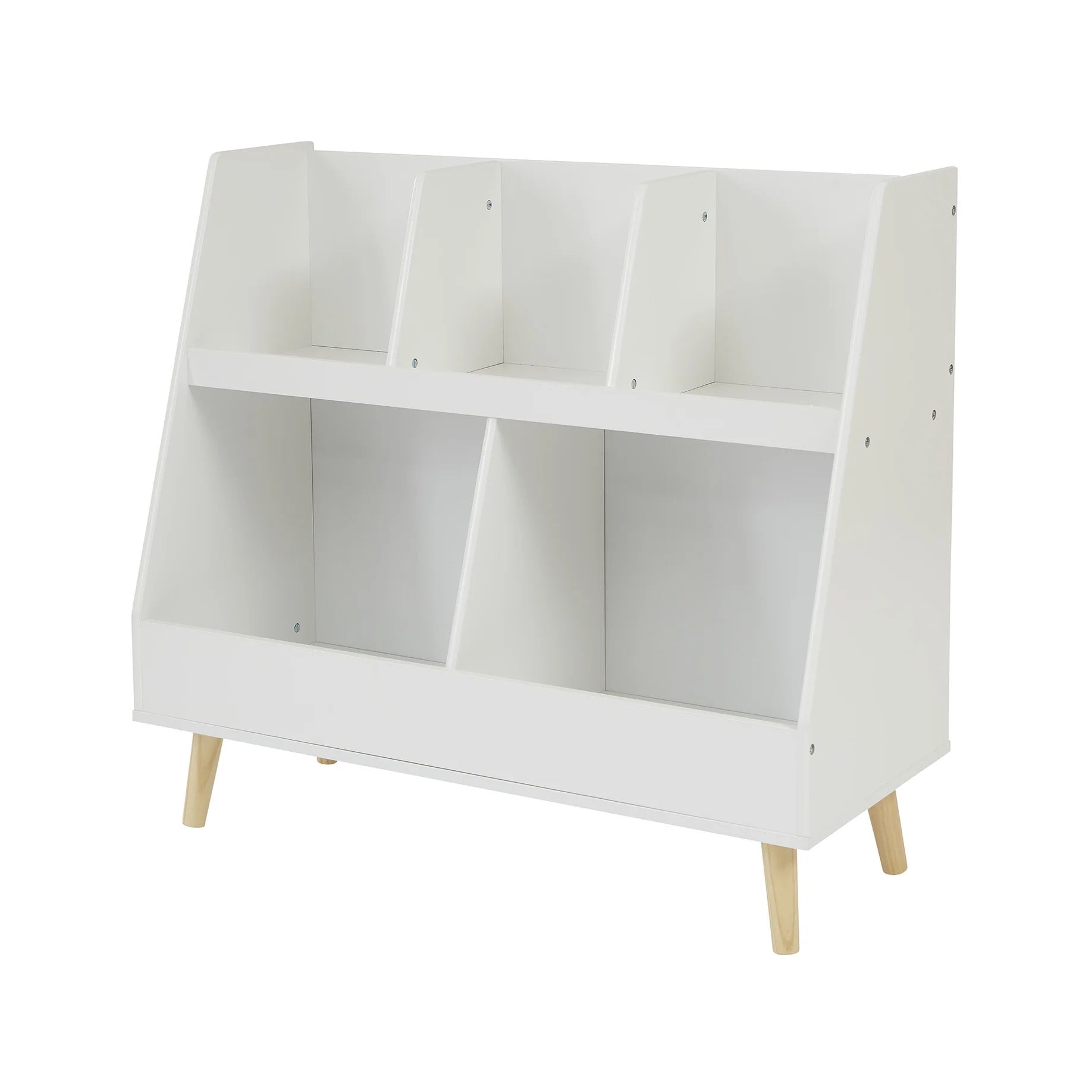 Liberty House Kids White Sloping Bookcase