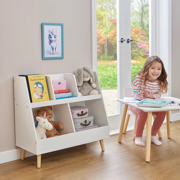 Liberty House Kids White Sloping Bookcase