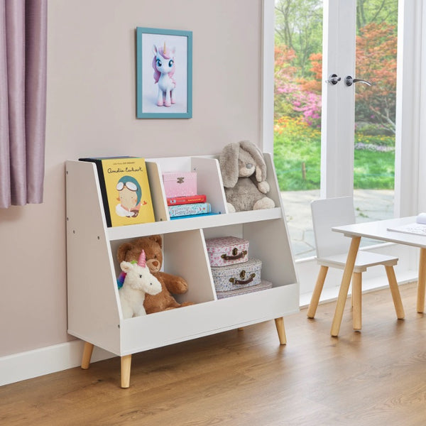 Liberty House Kids White Sloping Bookcase