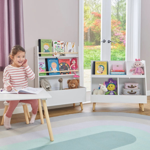Liberty House Kids White Sloping Bookcase