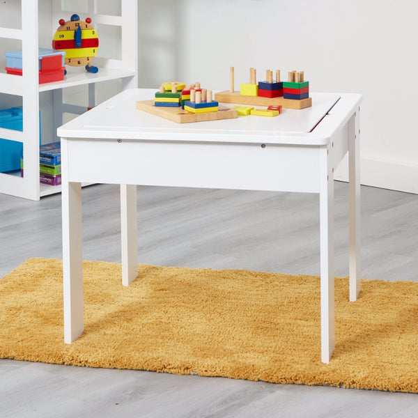 Liberty House White Wooden Multipurpose Activity Table