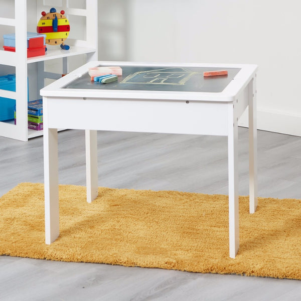 Liberty House White Wooden Multipurpose Activity Table