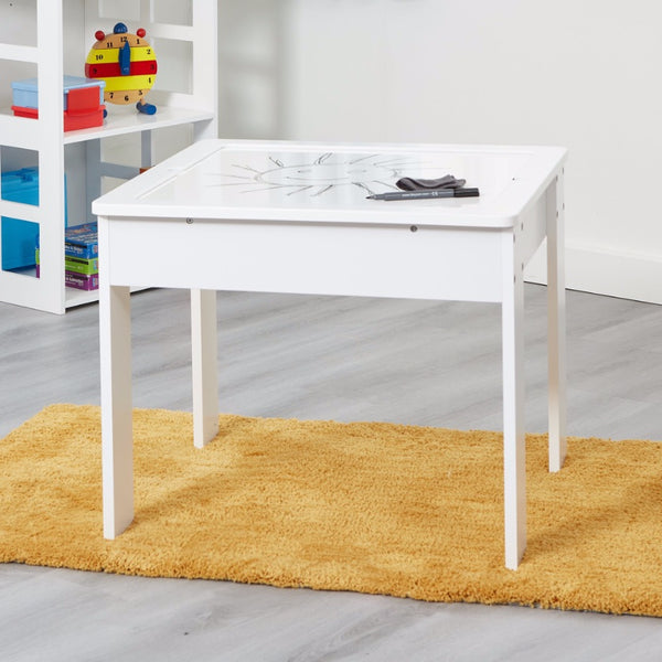 Liberty House White Wooden Multipurpose Activity Table