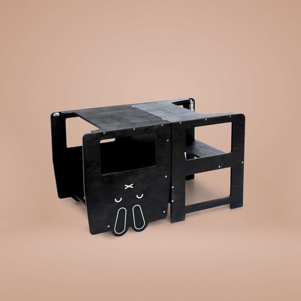 Convertible kitchen tower RABBIT BLACK