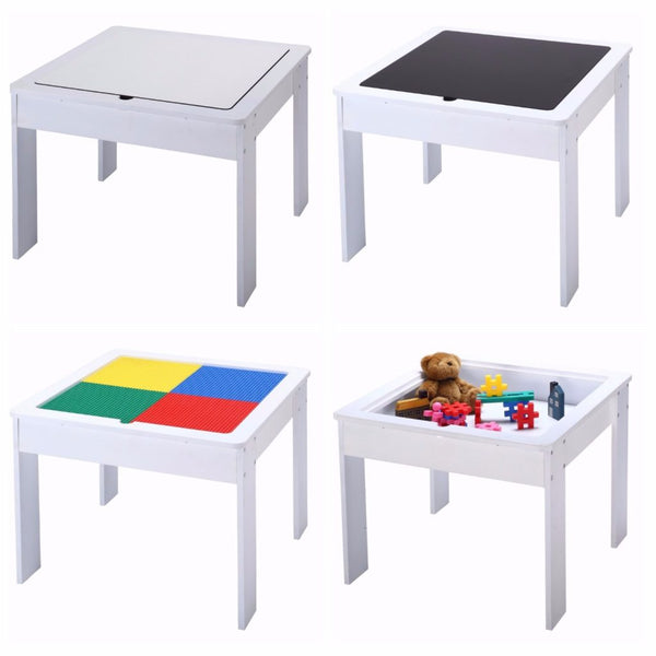 Liberty House White Wooden Multipurpose Activity Table
