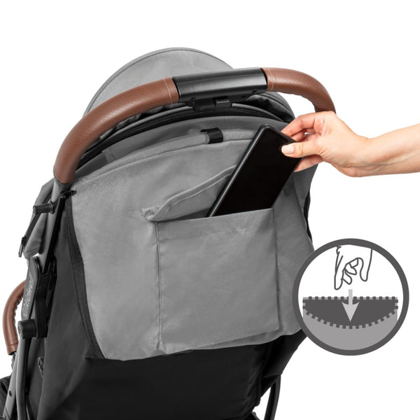 Kidwell Colmer Compact Stroller, Cool Grey + FREE Foot Muff