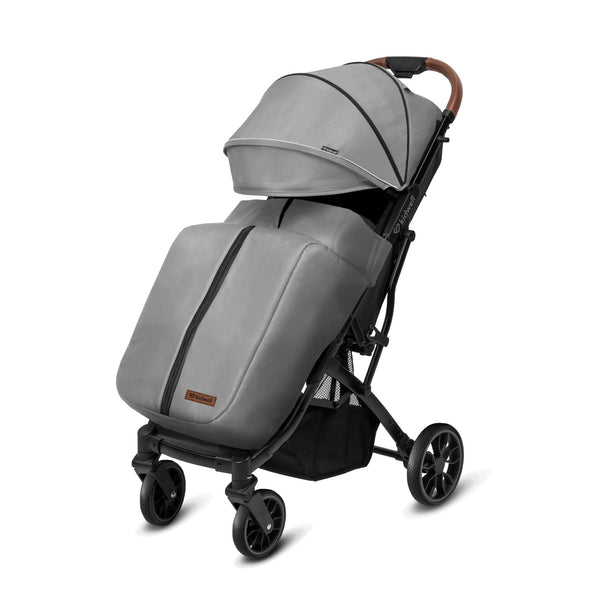 Kidwell Colmer Compact Stroller, Cool Grey + FREE Foot Muff