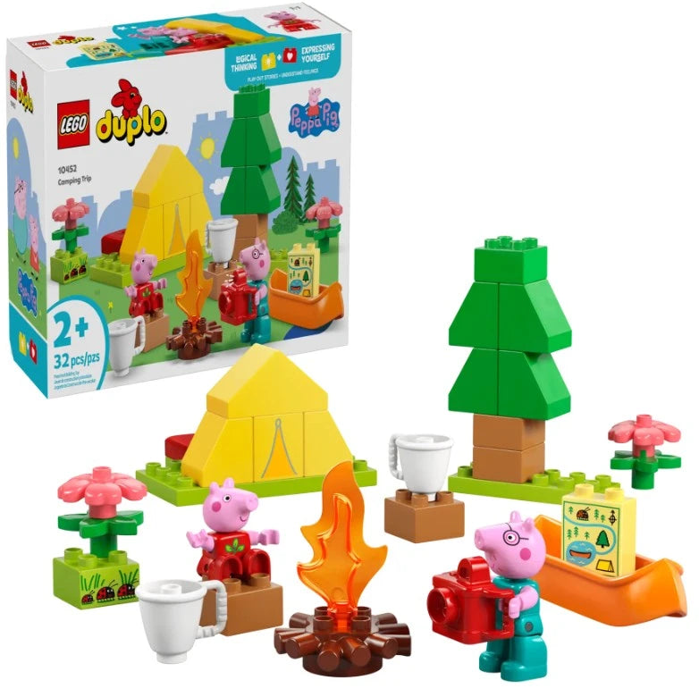 10452 LEGO Duplo Camping Trip Peppa Pig Adventure 32 Pcs