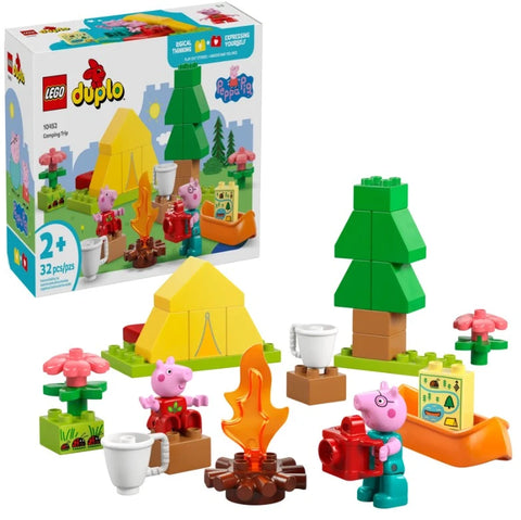 10452 LEGO Duplo Camping Trip Peppa Pig Adventure 32 Pcs