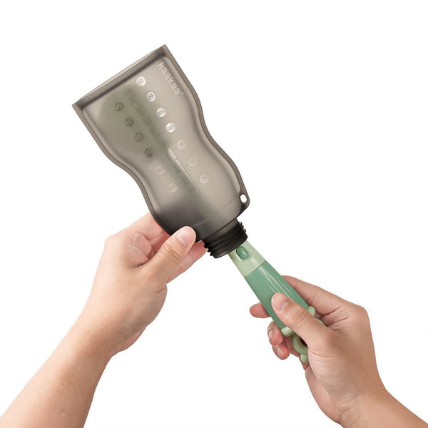 Haakaa 5-in-1 Cleaning Brush Set, Spring Green