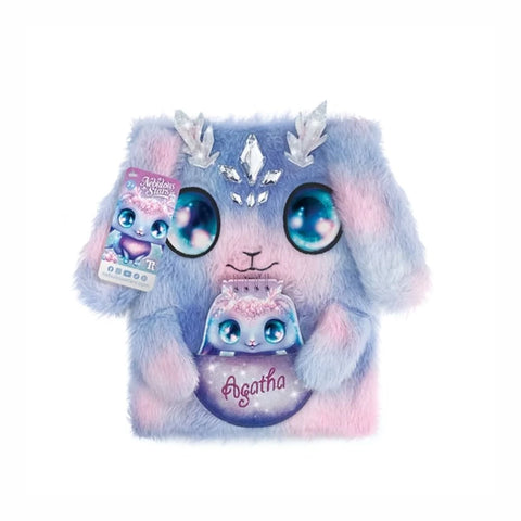 Nebulous Stars 2-In-1 Fuzzy Notebook – Agatha