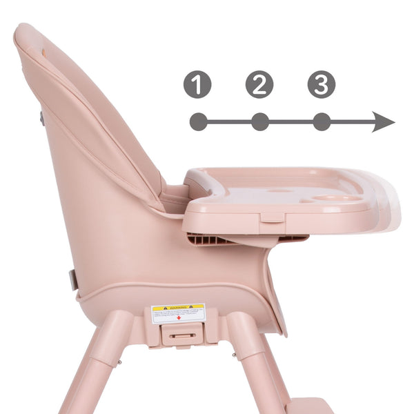 Kidwell Eatan 4in1 Highchair, Pink