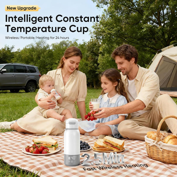 ROCKABYE Rechargeable, Portable BreastMilk/ Water warmer