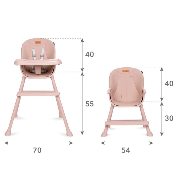 Kidwell Eatan 4in1 Highchair, Pink