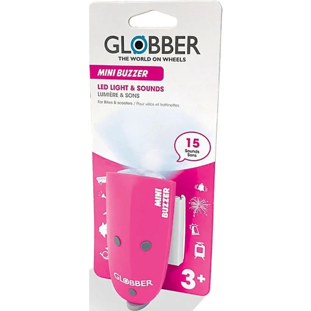 Globber Mini Buzzer Pink – Led Light & Sounds