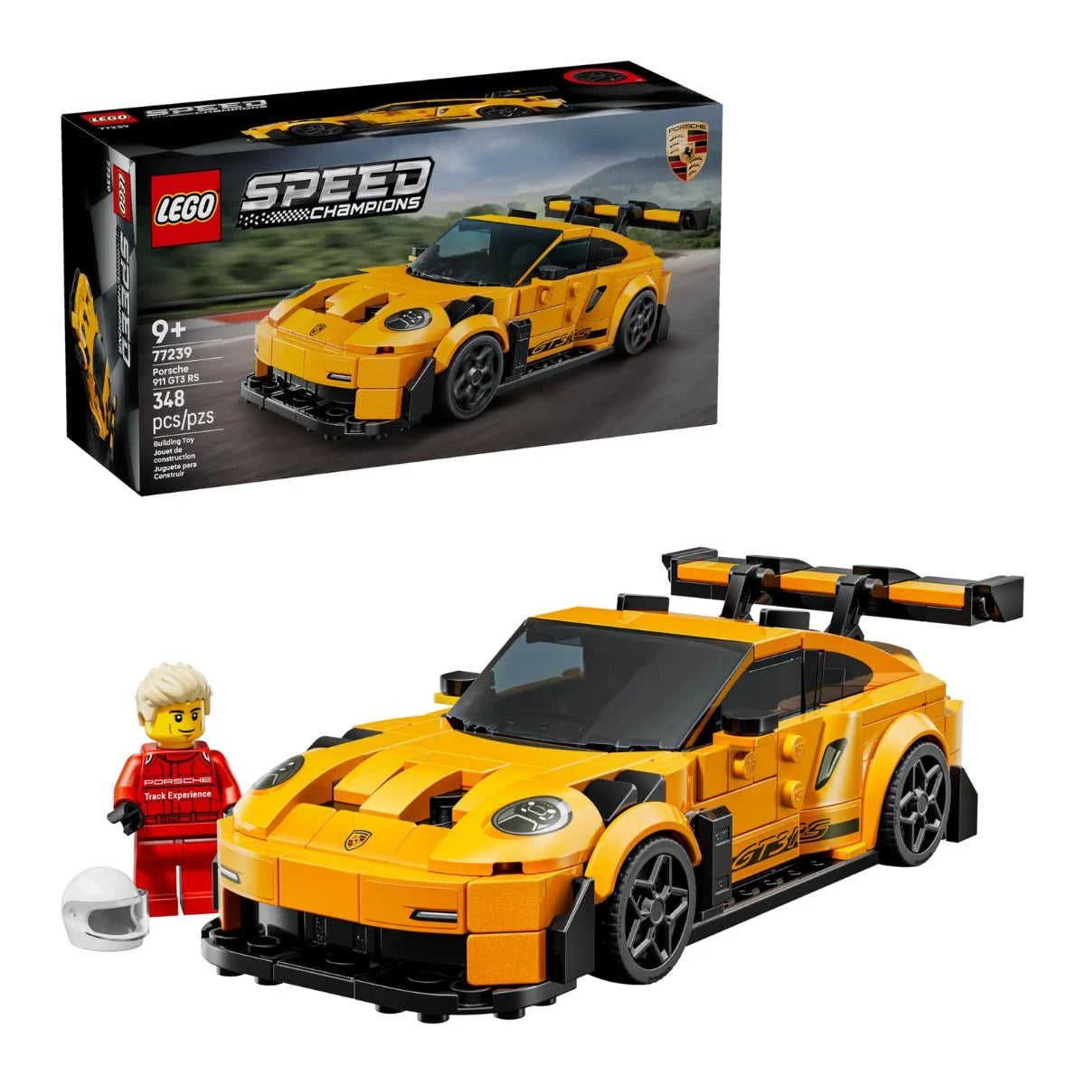 LEGO Speed Porsche 911 Gt3 Rs Super Car 348 Pcs