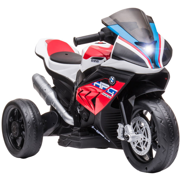 Children's Motorcycle 18-60 Months BMW HP4 Model with Headlights, Music and Pedals, in PP and Metal, 82.5x42x54 cm, Red