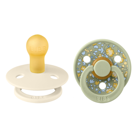 BIBS x Liberty 2 PACK Colour Eloise Latex Sage Mix