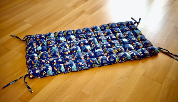 Blue Animal Pattern Pillow for Climbing Arch