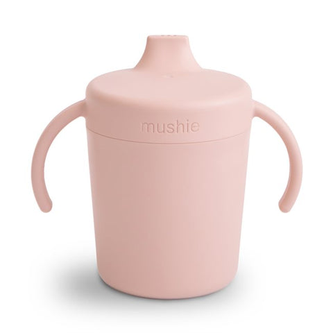 Mushie Trainer Sippy Cup - Blush