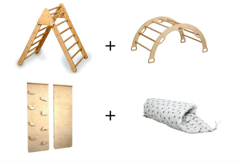 Climbing Triangle, Arch, XL Pillow, Rockwall Ramp