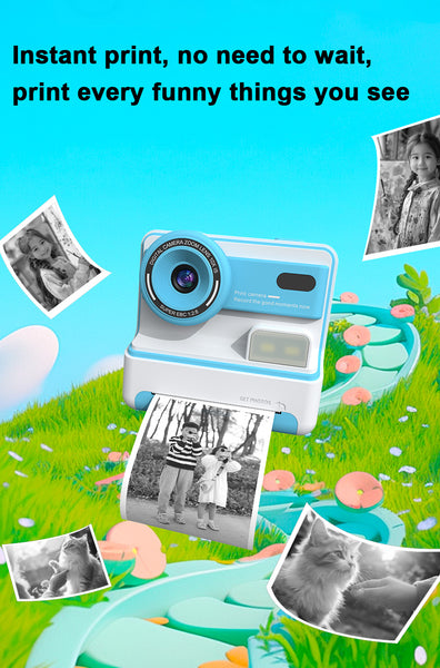 Kid's Digital Camera- Instant Print Pink/ Blue- SD CARD INCLUDED