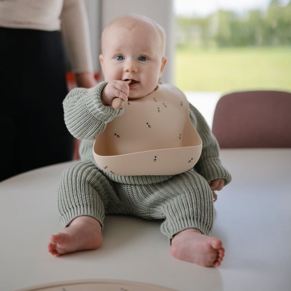 Mushie Silicone Feeding Toddler Set - Bees