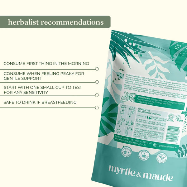 Myrtle & Maude Organic Morning Sickness Tea