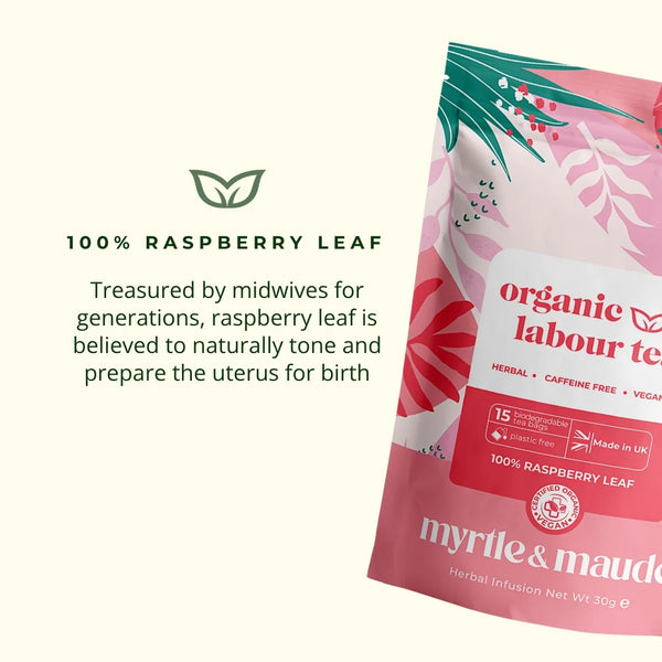 Myrtle & Maude Organic Raspberry Leaf Tea