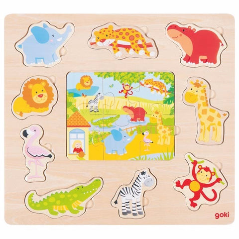 Goki Puzzle, Zoo Animals