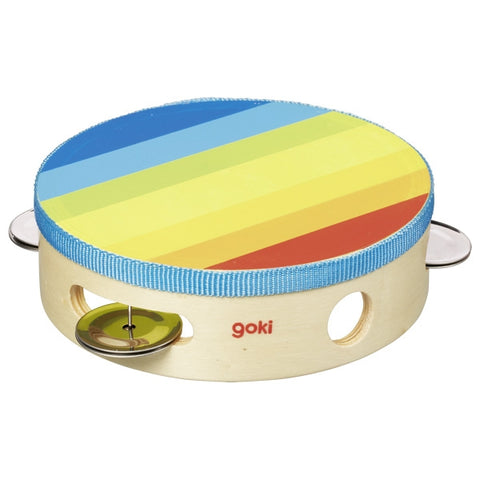 Goki Rainbow Tambourine