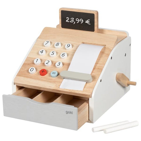 Goki Shop Cash Register with Sound When Opened