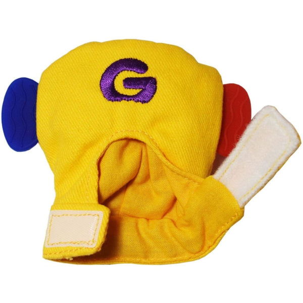 Gummee Glove Teething Mitten & Heart Shaped Ring, Yellow