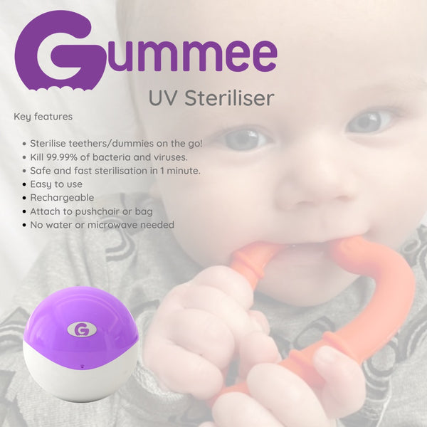 Gummee Portable and Rechargeable UV Mini Steriliser