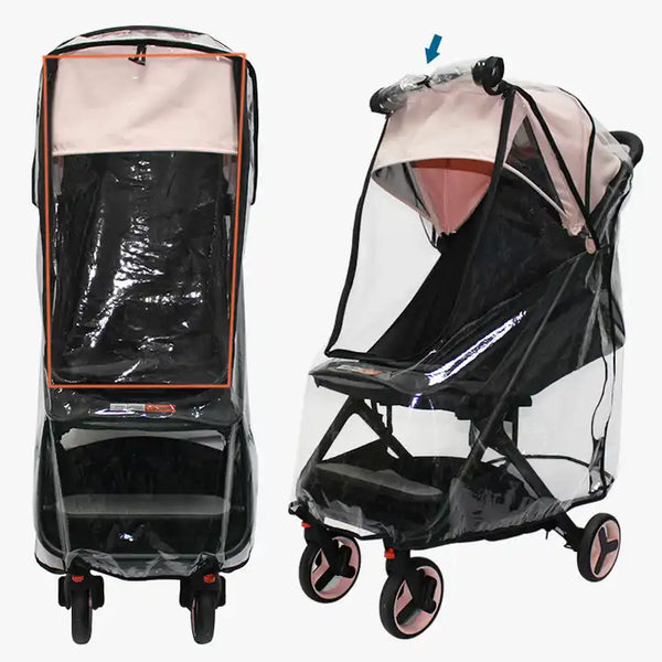 PIRA Universal stroller rain cover with window- EVA material
