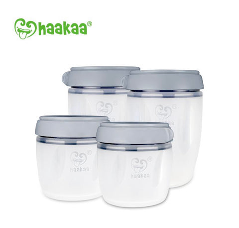 Haakaa Generation 3 Silicone Storage Container Set (2×160 + 2x250ml)