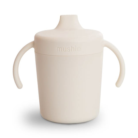 Mushie Trainer Sippy Cup- Ivory