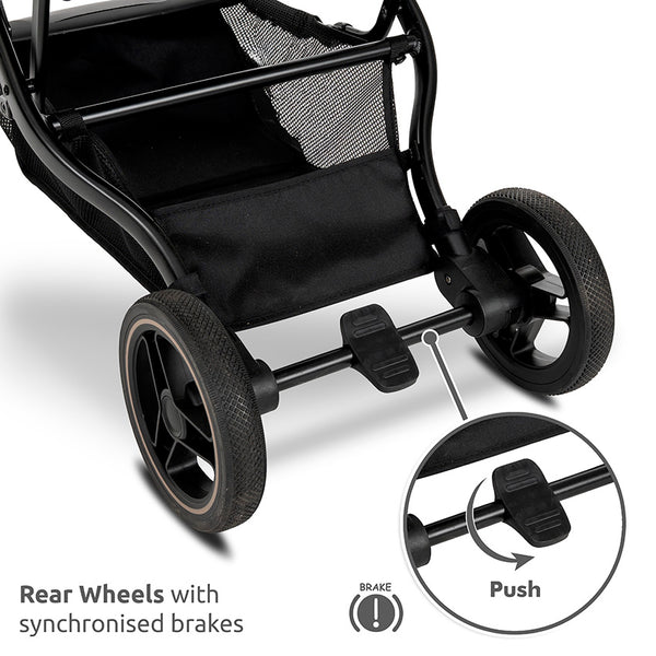 Baby Stroller MAKAYA with Rotation 360