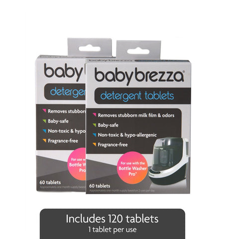 Baby Brezza Detergent Tablets for Bottle Washer Pro (120 tablets)