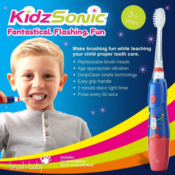Brush-Baby KidzSonic Jett the Rocket Electric Toothbrush