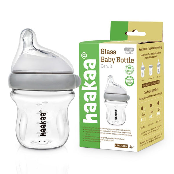 Haakaa Generation 3 Glass Baby Bottle 120ml