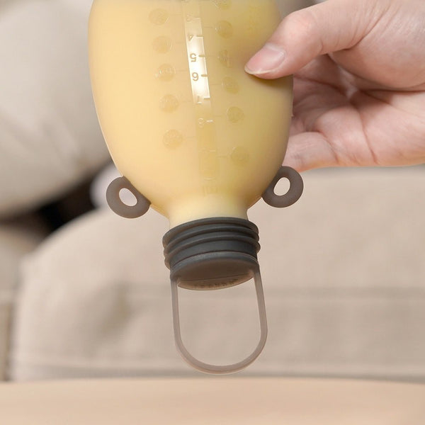 Haakaa Happii Bear Silicone Milk Storage Bags (260ml) (2-pack)