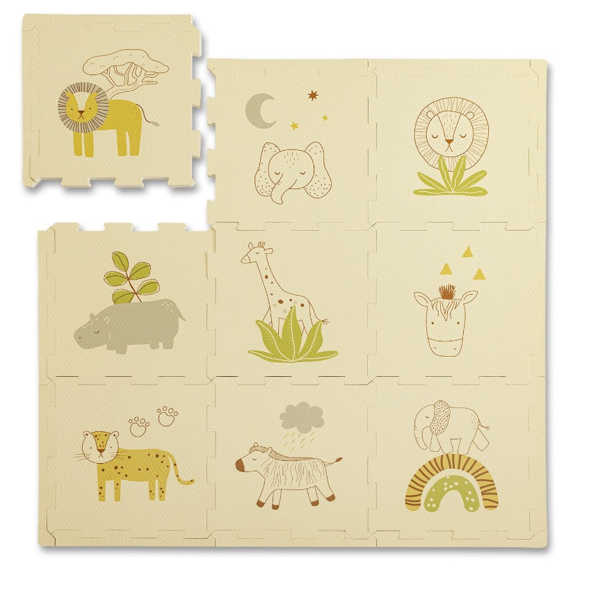 Hakuna Matte Puzzle Play Mat, Safari Animals