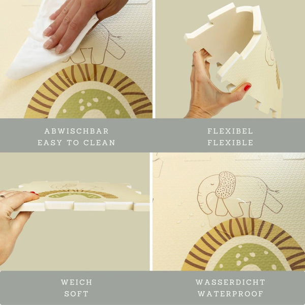 Hakuna Matte Puzzle Play Mat, Safari Animals