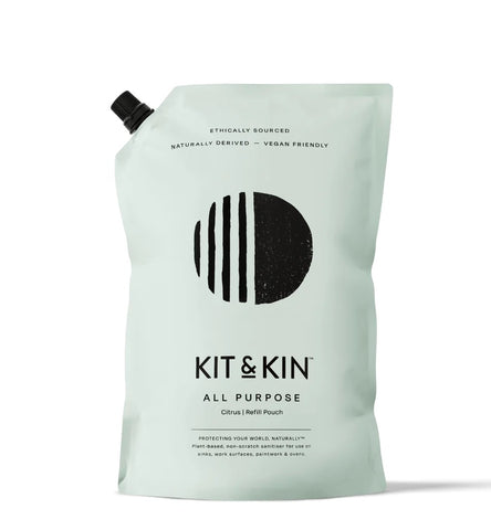 Kit & Kin All Purpose Cleaner, Citrus Refill Pouch (1000ml)