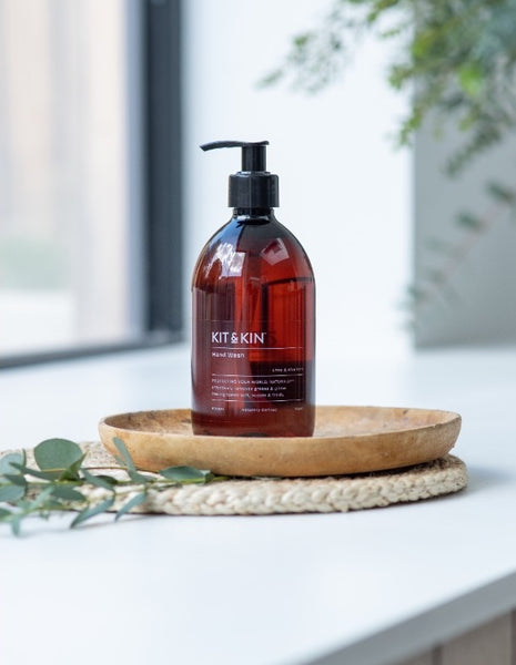 Kit & Kin Hand Wash, Lime & Aloe Vera Pump Bottle (500ml)