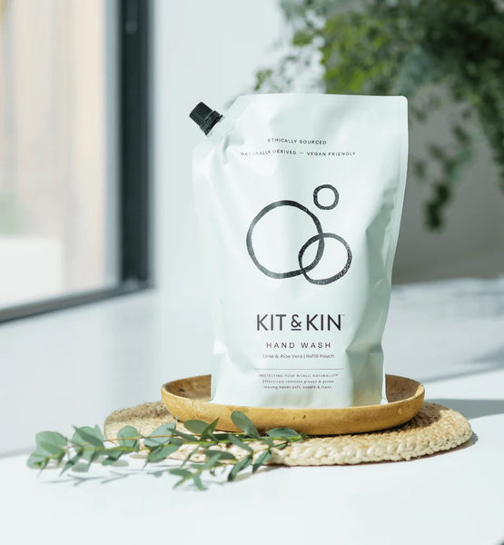 Kit & Kin Hand Wash, Lime & Aloe Vera Refill Pouch (1000ml)