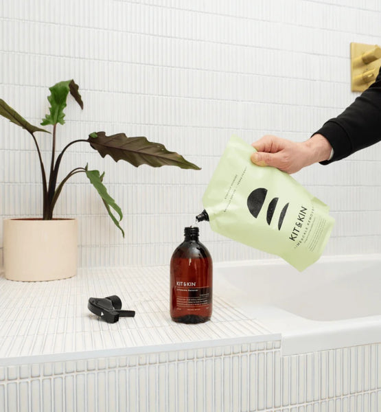 Kit & Kin Limescale Remover, Fragrance Free Refill Pouch (1000ml)